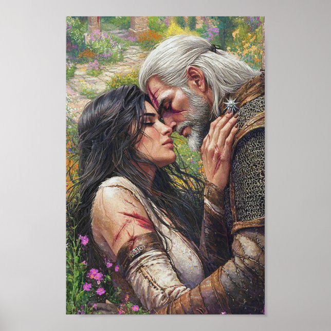 Yen & Geralt Poster (Vorne)