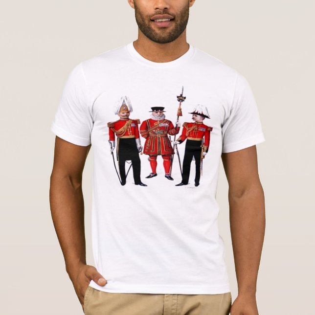 Yeoman du mirador du T-shirt de Londres (Devant)