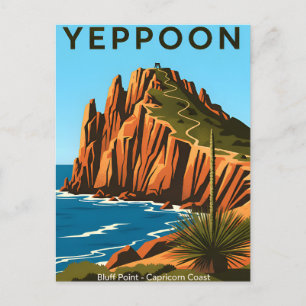 Yeppoon Queensland Australien Vintage Reise Postkarte