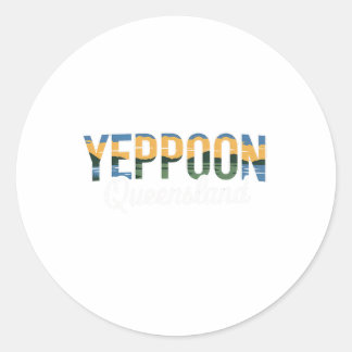Yeppoon Queensland Runder Aufkleber