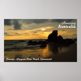 Yeppoon-Sonnenaufgangsblase Poster