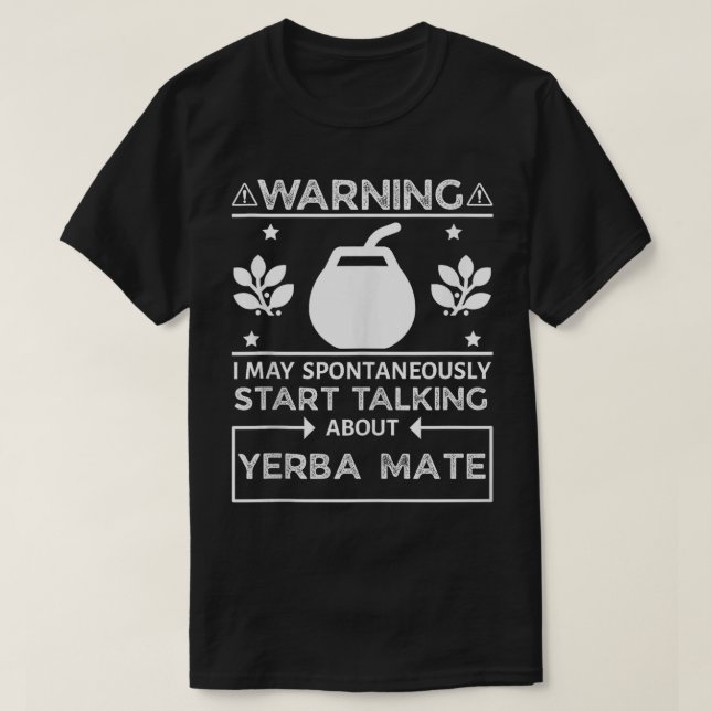 Yerba Mate Warnung kann über Yerba Mate Tee A (Design vorne)