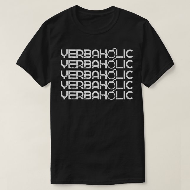 Yerbaholic Yerba Mate Tee Drinker Lover Damen Frau (Design vorne)
