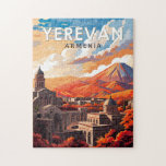 Yerevan Armenia Reisen Kunst Vintag<br><div class="desc">Yerevan Retro Vektor Reise Design. Jerewan,  die armenische Hauptstadt,  ist von einer großen sowjetischen Architektur geprägt.</div>