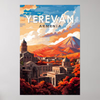 Yerevan Armenia Reisen Kunst Vintag