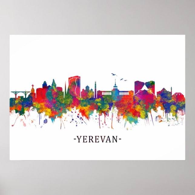 Yerevan Armenia Skyline Poster (Vorne)