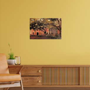 Yerres, die Voliere in der Ornamental Farm, Poster