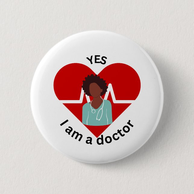 Yes, I'm a Doctor Button (Vorderseite)