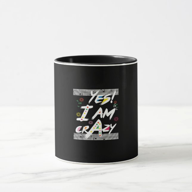 yes im crazy tasse (Zentrum)