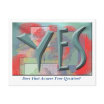 Yes Inmate Postkarte