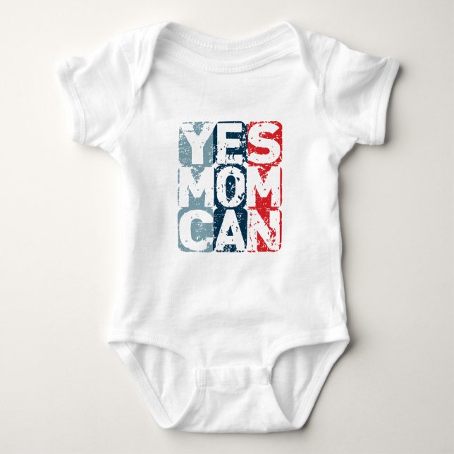 Yes Mom Can Baby Strampler (Vorderseite)