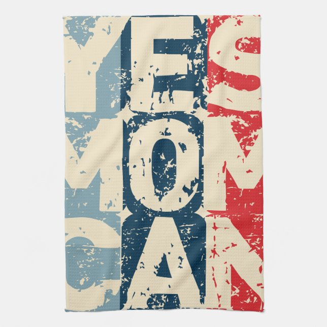 Yes Mom Can Geschirrtuch (Vertikal)