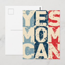 Yes Mom Can Postkarte