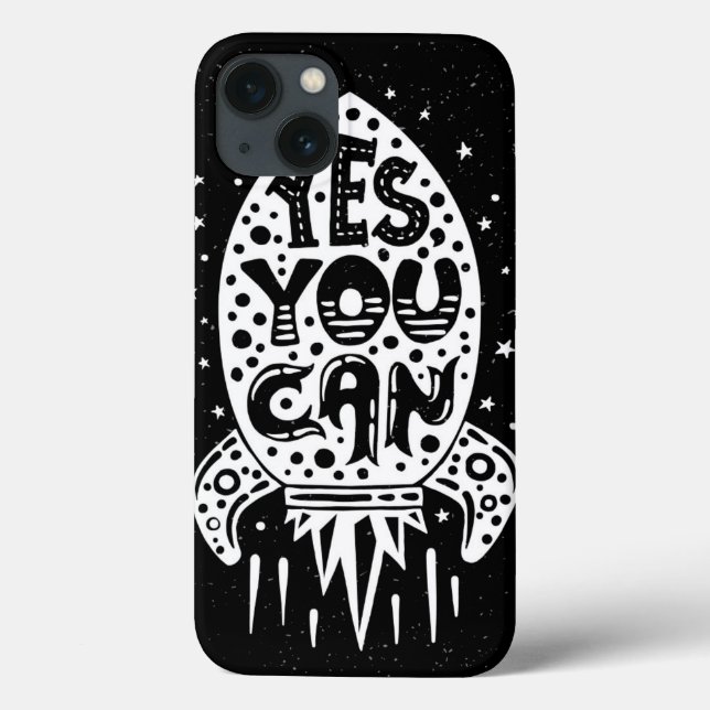 Yes You Can Rocketship Case-Mate iPhone Hülle (Rückseite)