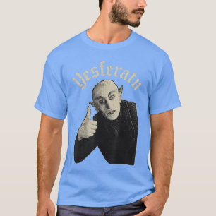 Yesferatu Lustige Vampir Parodie Meme Halloween fr T-Shirt