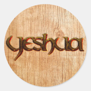 YESHUA-Aufkleber Runder Aufkleber