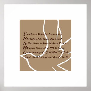 Yeshua Christlich Poster