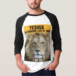 YESHUA DER ROARINGLON JUDAH, REV 5:5 T - Shirt