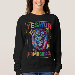 Yeshua Hamashiach Hebrew Jesus Christlich Bible Je Sweatshirt