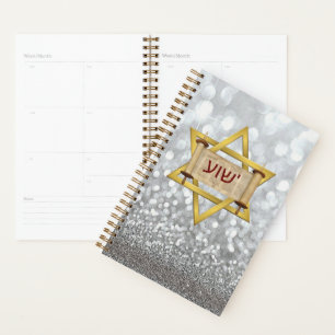 Yeshua Hebrew auf Torah Scroll & Star von David Planer