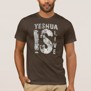 Yeshua is alive 43975 Gris T-Shirt
