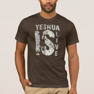 Yeshua is alive 43975 Gris T-Shirt