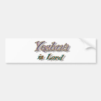Yeshua ist Lord Autoaufkleber