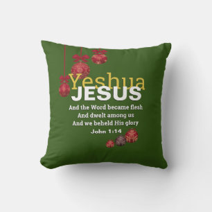 YESHUA JESUS Christliche Weihnachten Kissen