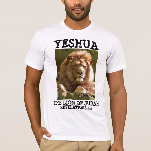 YESHUA JESUS LION OF JUDAH T - Shirt (Vorderseite)