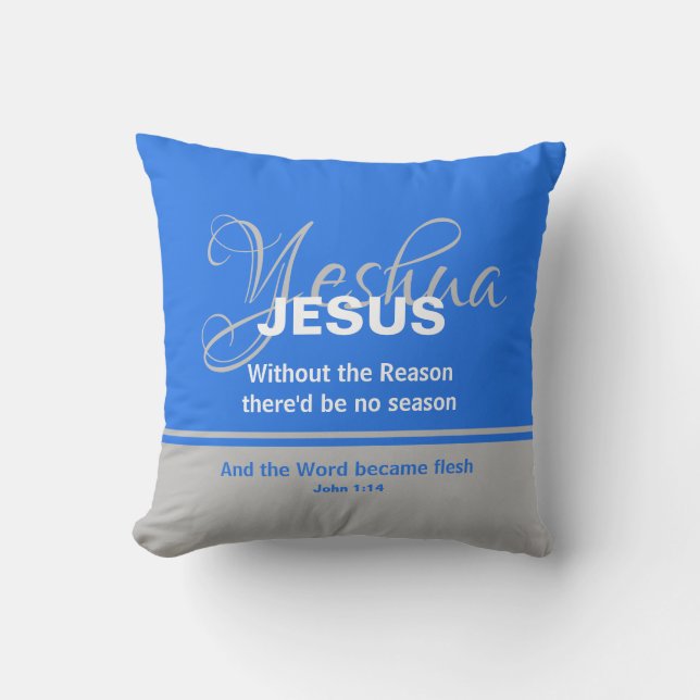 Yeshua JESUS REASON SAASON Kissen (Vorderseite)