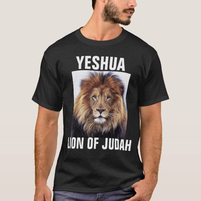 YESHUA LION DE JUDAH T-Shirts (Devant)
