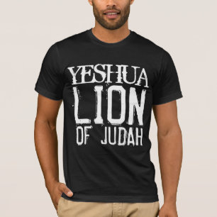 YESHUA LION DES T-shirts JUDAH CHRISTIAN JEWISH