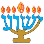 Yeshua Menorah Blau Freistehende Fotoskulptur<br><div class="desc">Dieser blaue Yeshua Menorah würde schön auf Ihrer Bücherei,  Ihrem Schreibtisch oder Ihrem Mantel aussehen.  Das ist ein schönes Geschenk für einen Gläubigen.  Es ist eine großartige Möglichkeit,  Ihren Glauben mit anderen zu teilen.</div>