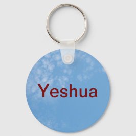 Yeshua mit Cloud-Fotos Schlüsselanhänger