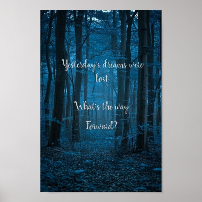 Yesterday's dreams.. poster (Vorne)