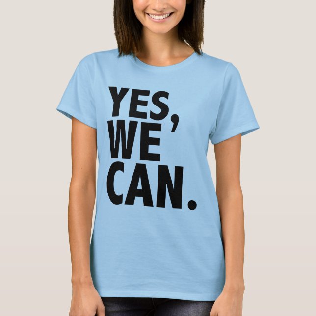 YesWeCanBlk T-Shirt (Vorderseite)