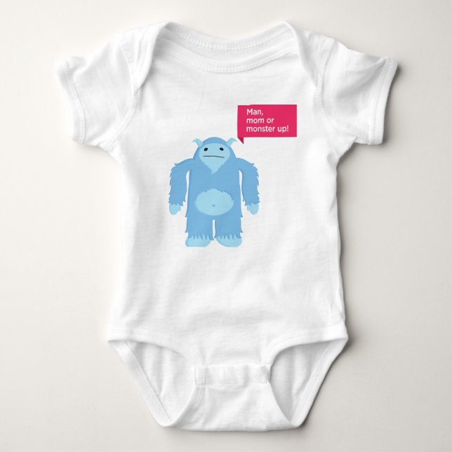Yeti Baby Strampler (Vorderseite)