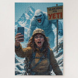 Yeti Bigfoot Sasquatch Selfie Mount Everest