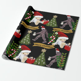Yeti & Bigfoot Weihnachten Geschenkpapier