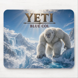 Yeti Blue Col Dark Realism Mousepad