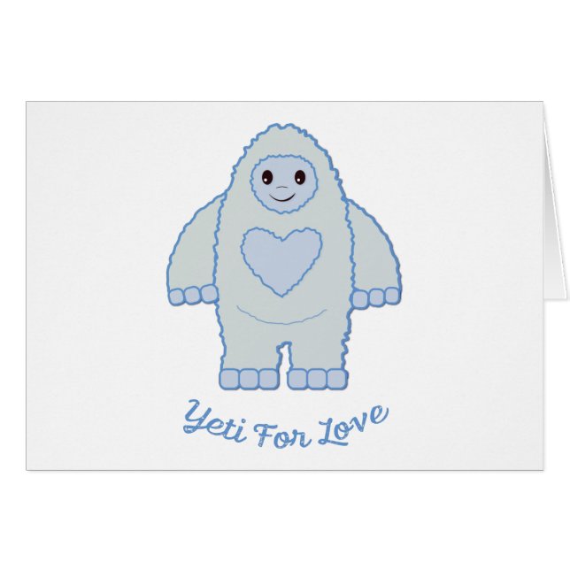 Yeti für Liebe (Vorderseite (Horizontal))