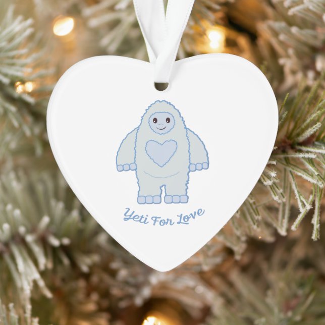 Yeti für Liebe Ornament (Baum)