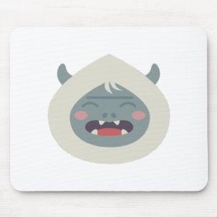 Yeti-Kopf Mousepad