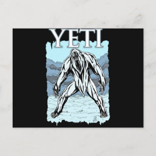 Yeti Postkarte