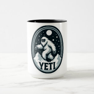 Yeti reist um Snow Mount Kaffee Tasse