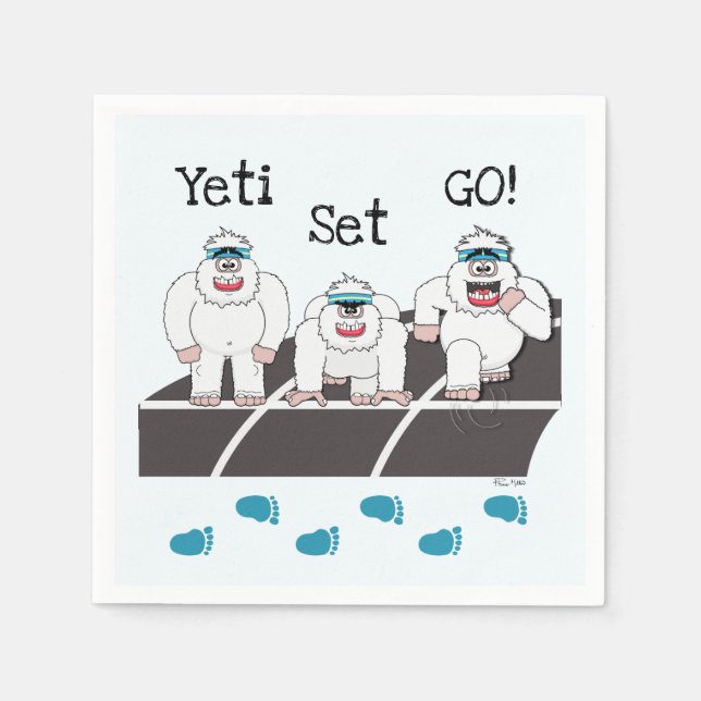 Yeti Set Go Napkins Serviette (Vorderseite)
