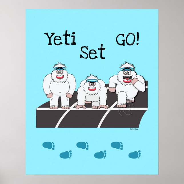Yeti Set Go Poster (Vorne)