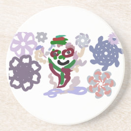 Yeti winter rock getränkeuntersetzer