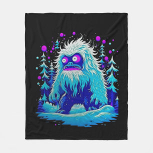 Yeti Winter Wonderland Fleecedecke