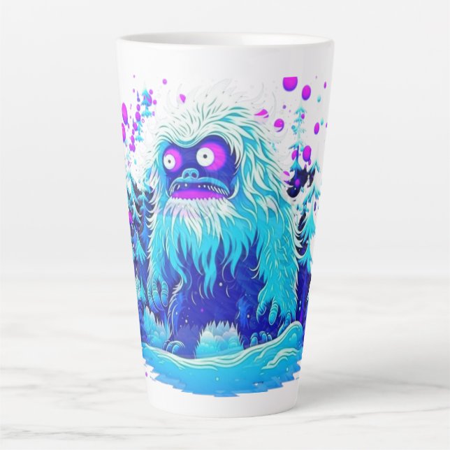 Yeti Winter Wonderland Milchtasse (Vorderseite)